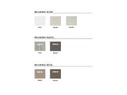 Scrittoio con cassetti chiusura ammortizzata disponibile in diverse colorazioni